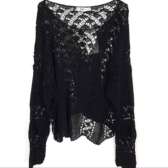 Zara Sweaters - Zara Knit Open Knit Sweater (EUC)